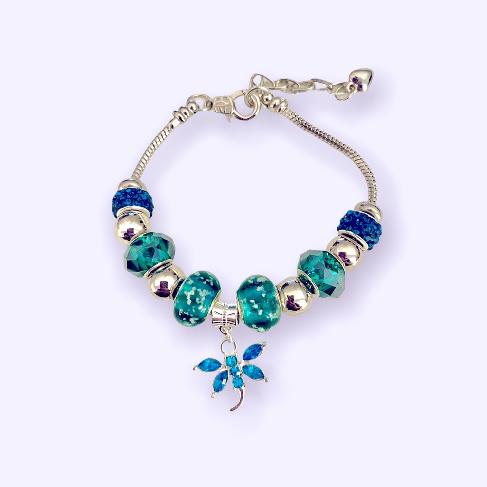 Hand Crafted Beaded Snake Chain Bracelet